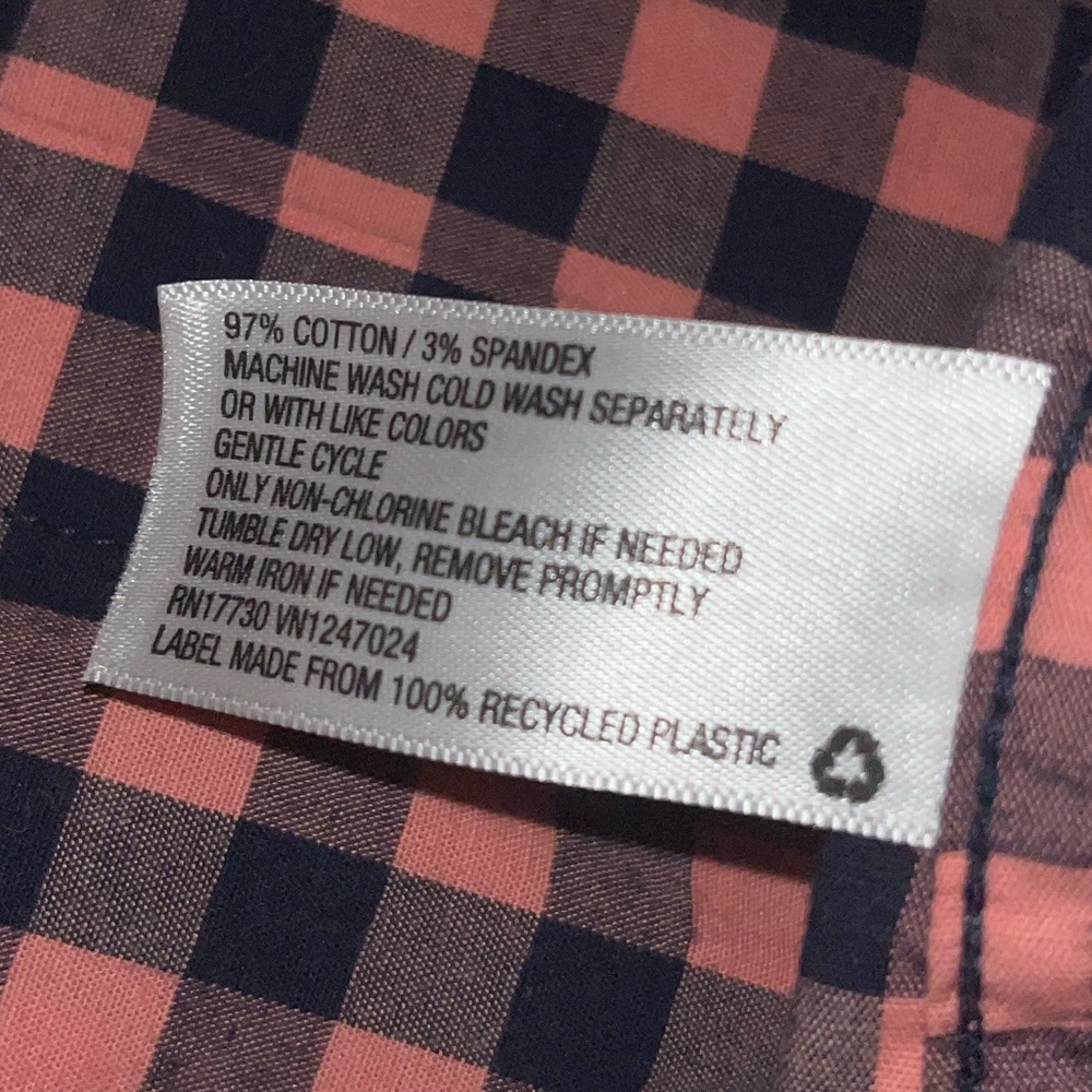 ❤️3/$30 HP🎉HP Goodfellow Short Sleeved Men’s Shirt - Picture 3 of 3